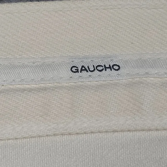 Citizens of Humanity Gaucho Trousers Pants Women's 28 Ivory Wide Leg NWT *Marks - Picture 11 of 16